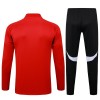 Liverpool Trainings Sweatshirt Quarter-zip 2024-25 Rode - Heren